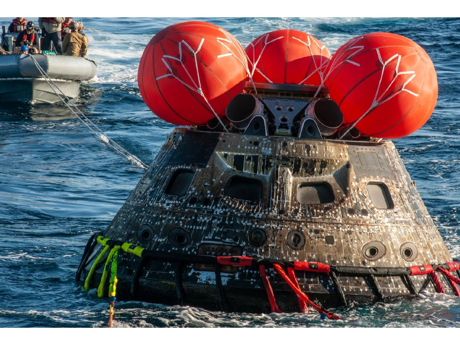 Watch NASA’s Thrilling Video Of Its Orion Spacecraft Coming In Like A Fireball