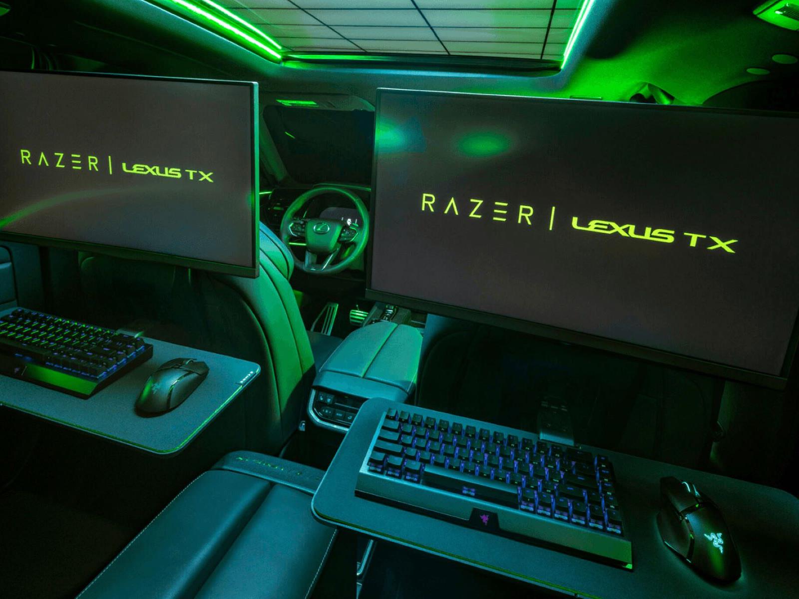 Razer Turns A Lexus TX Into A Luxury Gaming Vehicle With RGB, Do You Dig It?