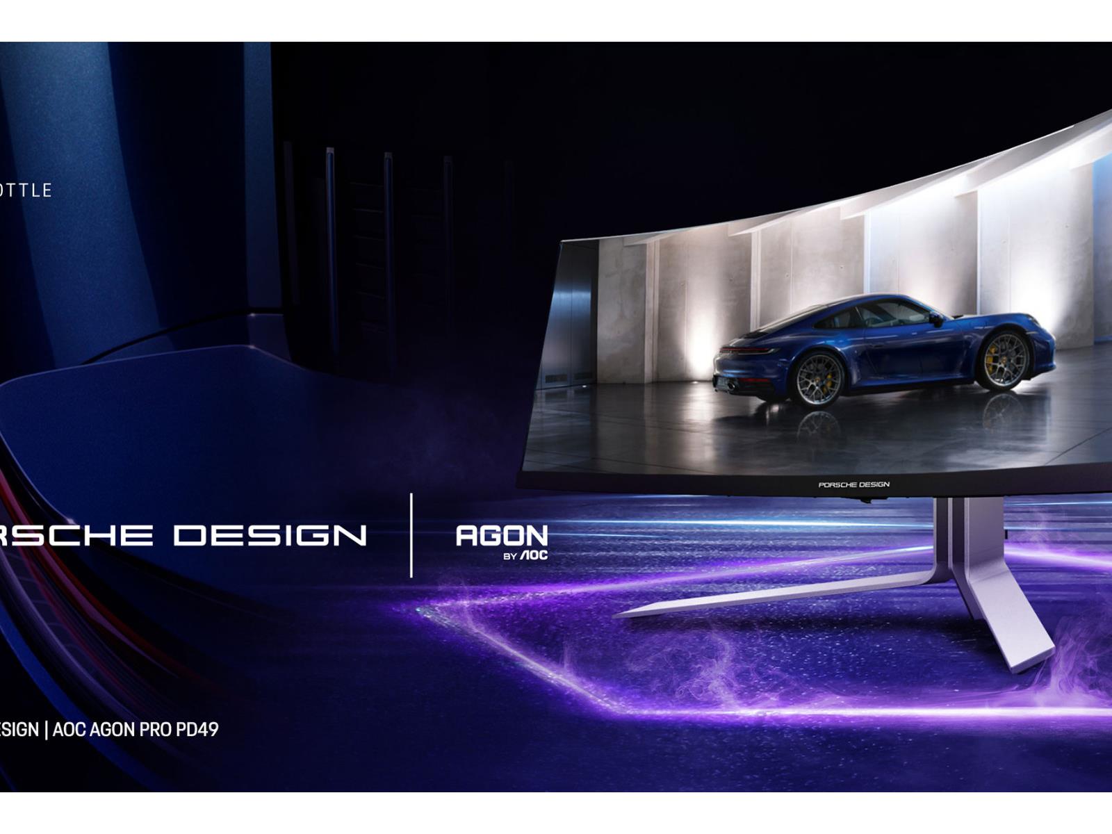 Porsche Design, AOC Release A 49-Inch Agon Pro OLED Gaming Monitor With A 240Hz Redline