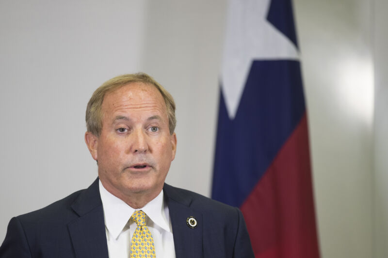 Texas Attorney General Ken Paxton.