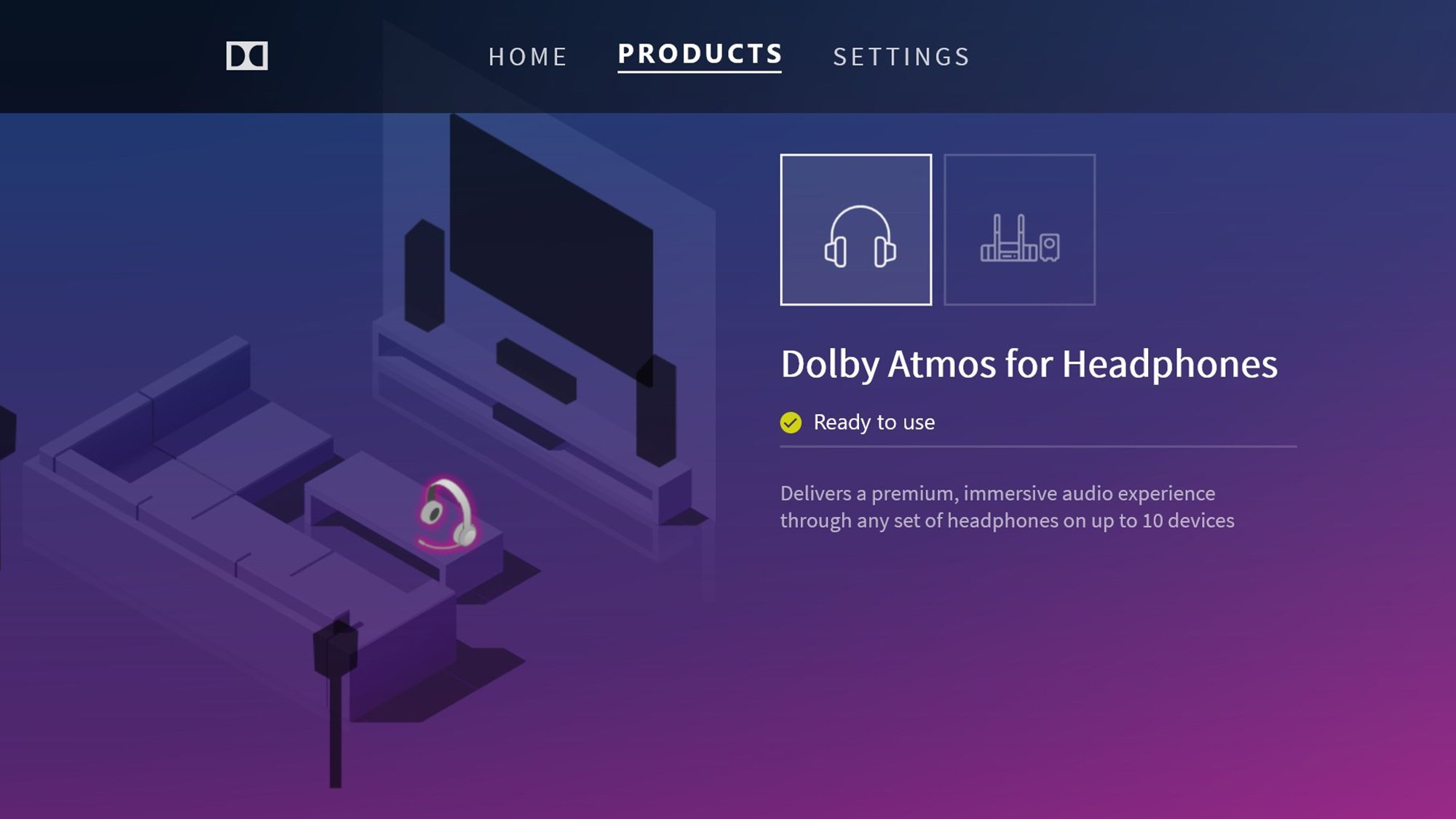 Dolby Access app
