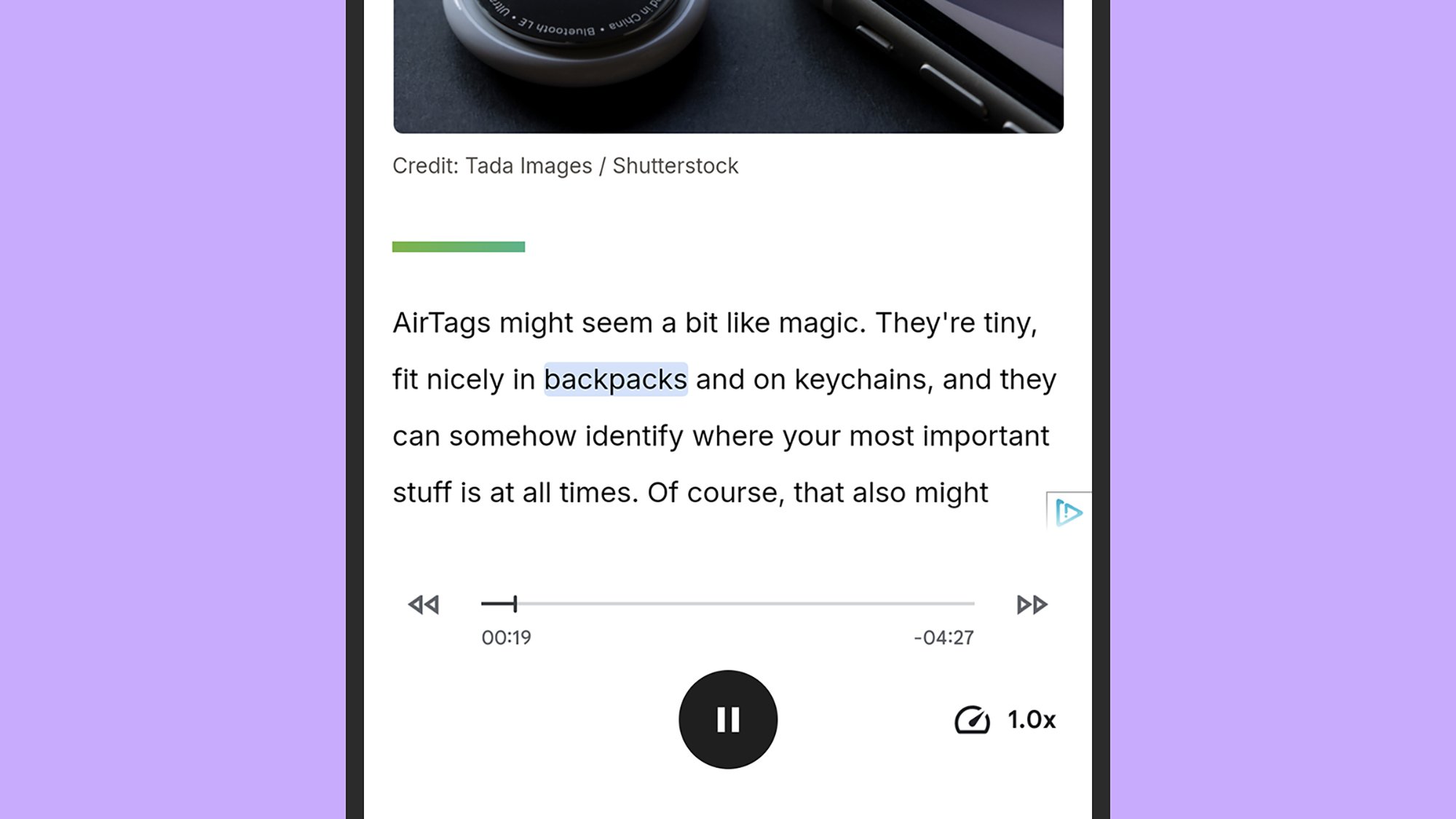 Read aloud on Android