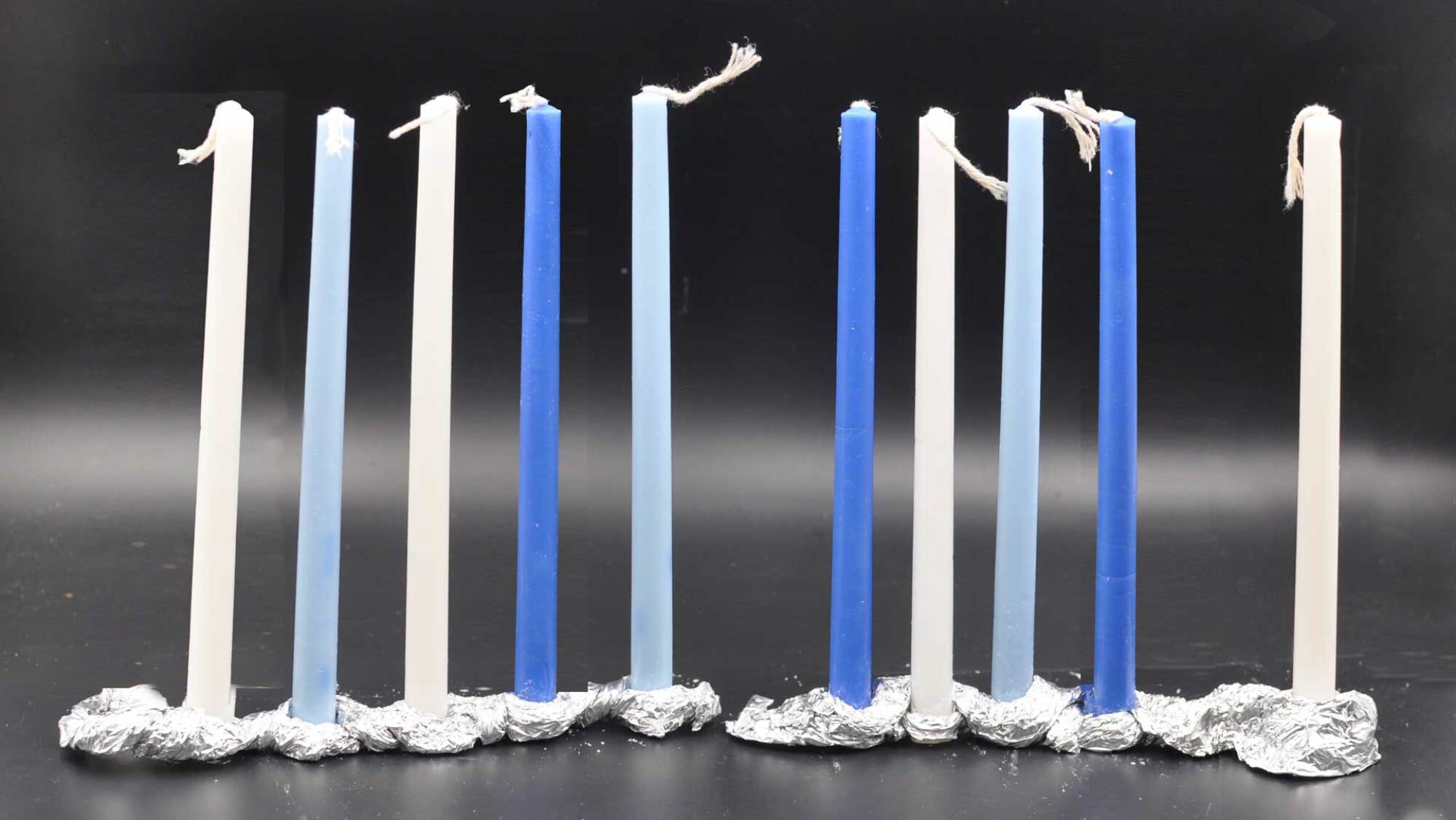 tin foil menorah