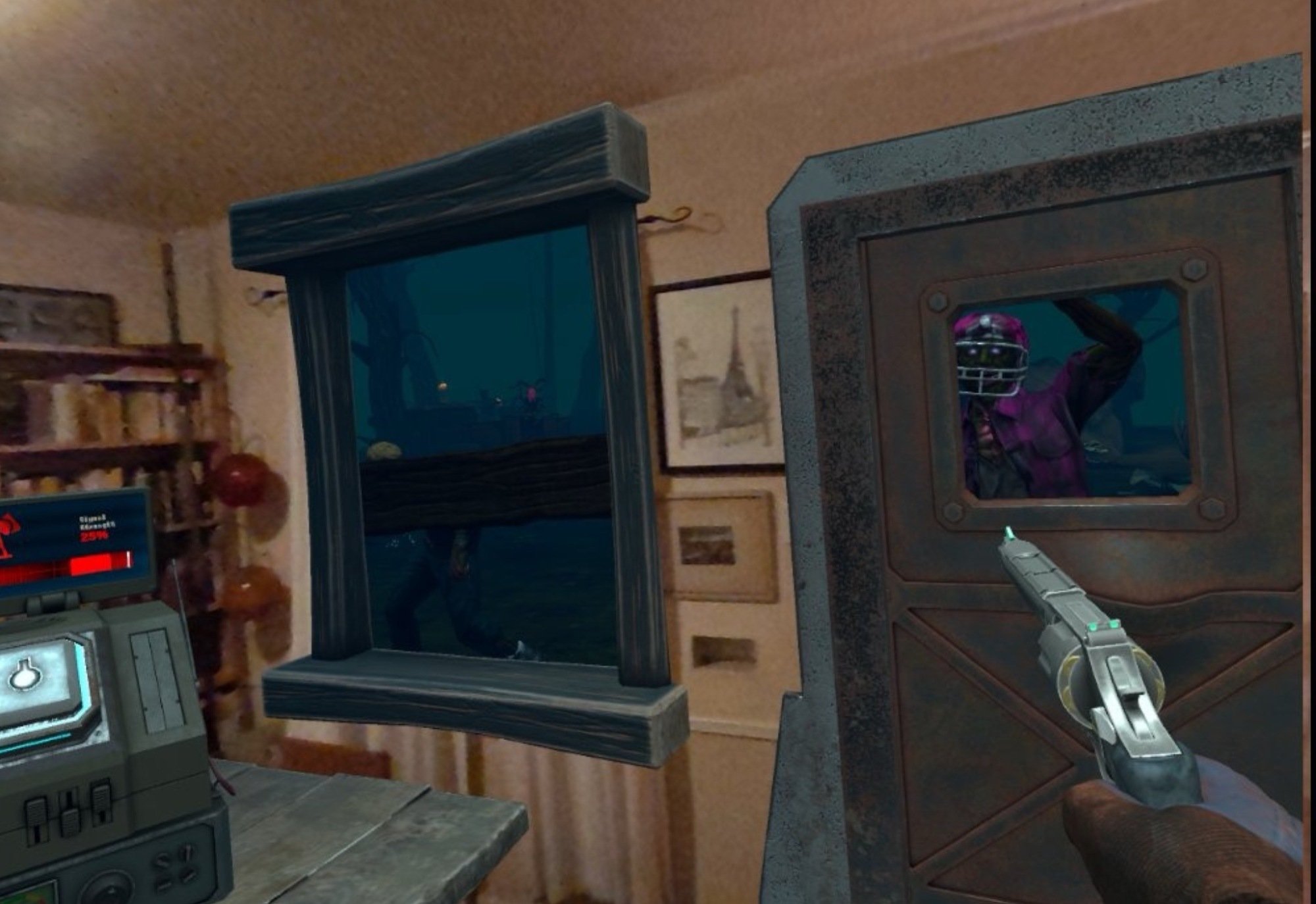 Mixed reality in Drop Dead: The Cabin