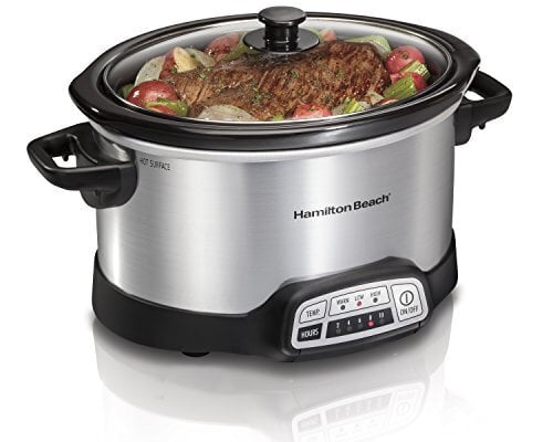 Hamilton Beach 33443 4-Quart Programmable Slow Cooker