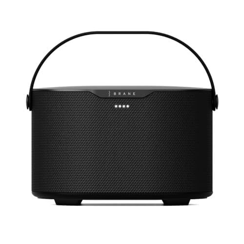 Brane Audio Brane X Smart Speaker, Portable Wireless Bluetooth Speaker, Internal RAD Subwoofer, 12 Hrs Playback, Waterproof IP57