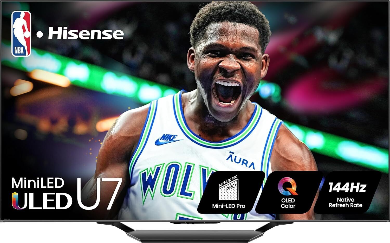 Hisense U7 Series QLED 4K 144Hz Mini-LED Smart Google TV