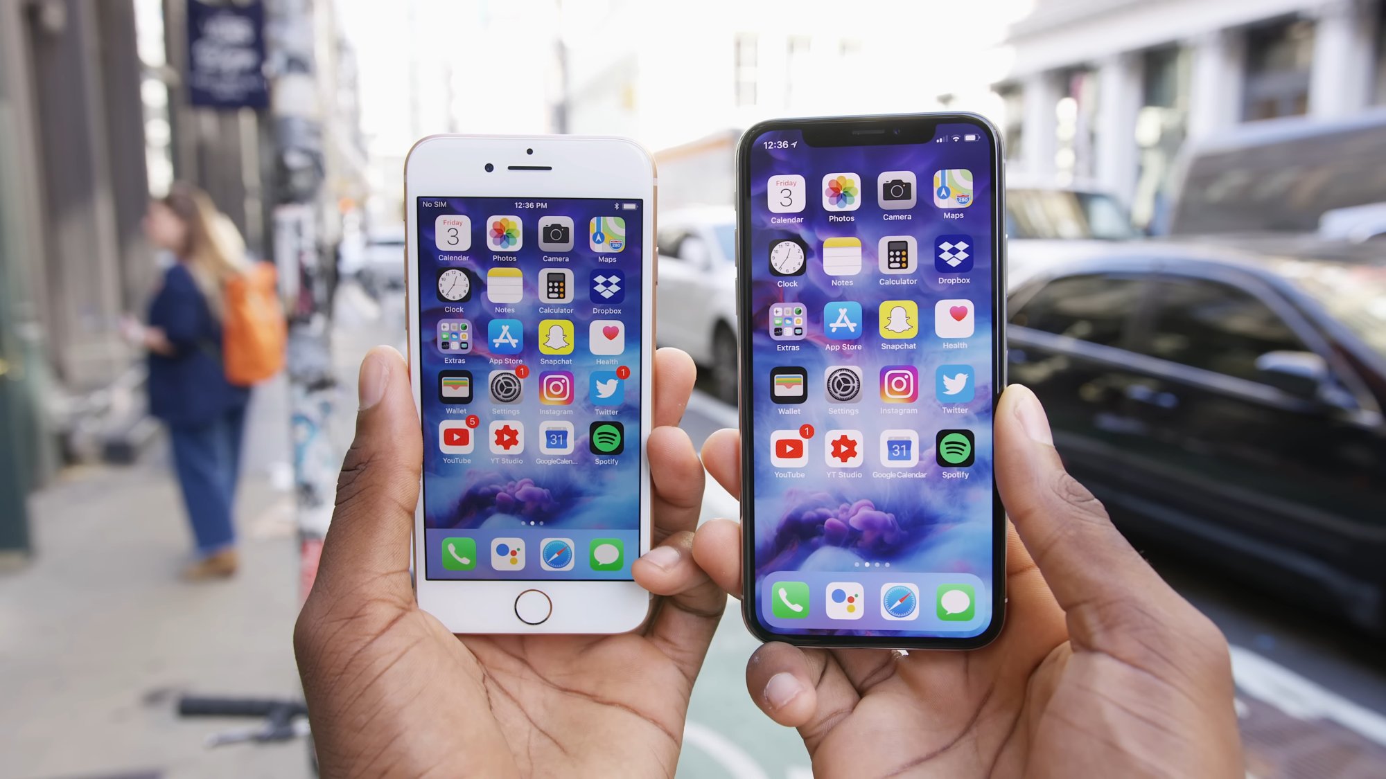 iPhone 8 vs iPhone x