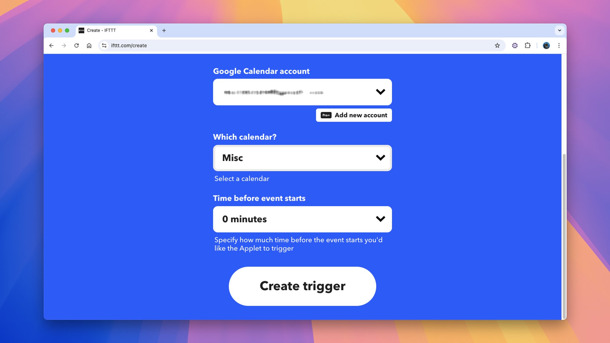 IFTTT website