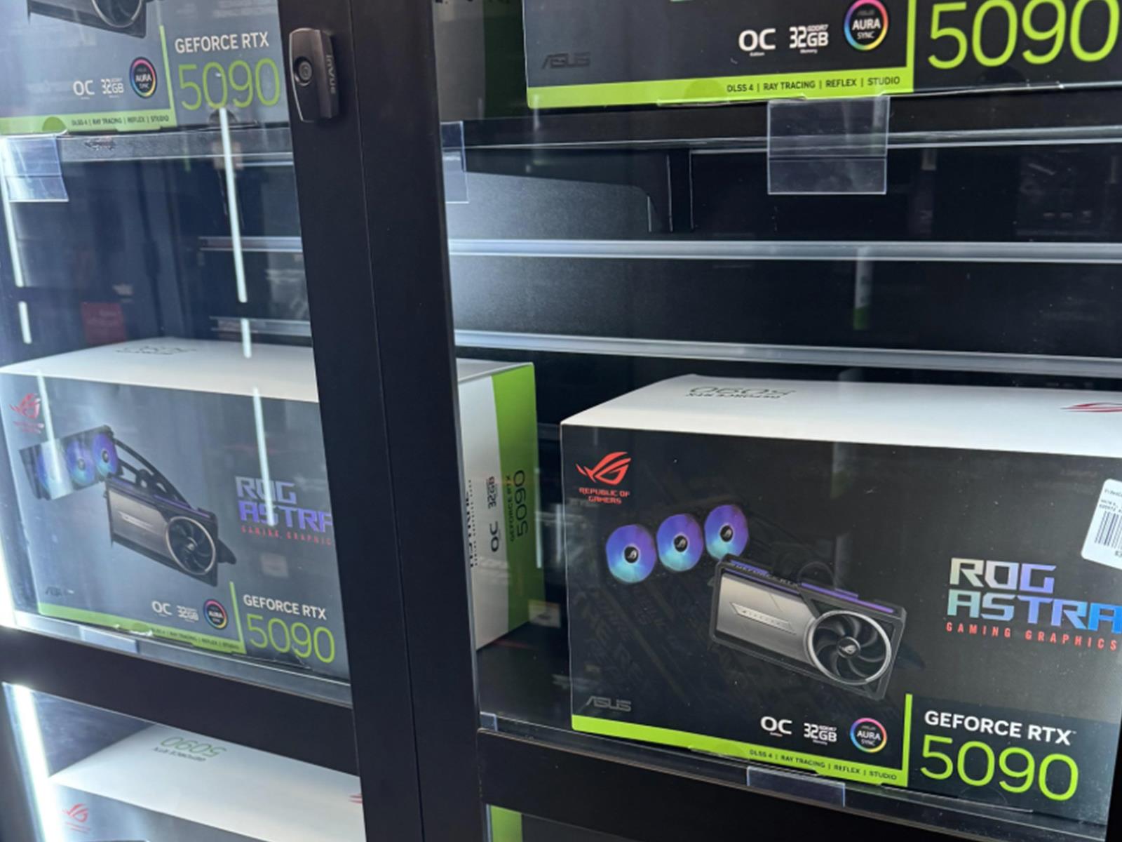ASUS ROG Astral RTX 5090 Inventory Piles Up As Gamers Reject $3719 Retail Price