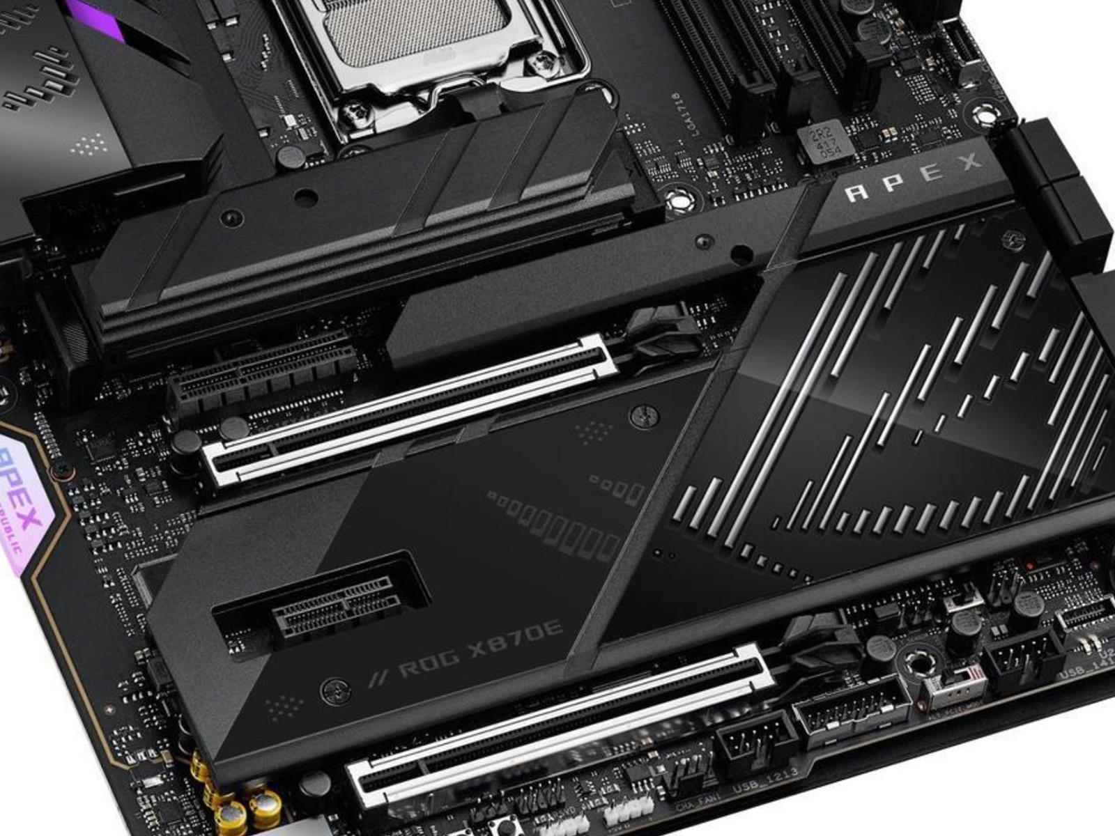 ASUS ROG Crosshair X870E Apex Debuts With Possibly Revised Q-Release Slim Design