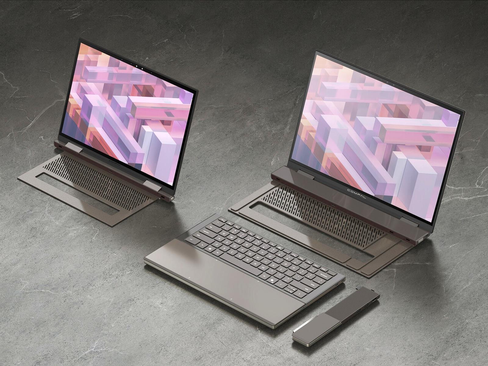 Compal Unveils Slick Modular Laptop To Compete With Framework