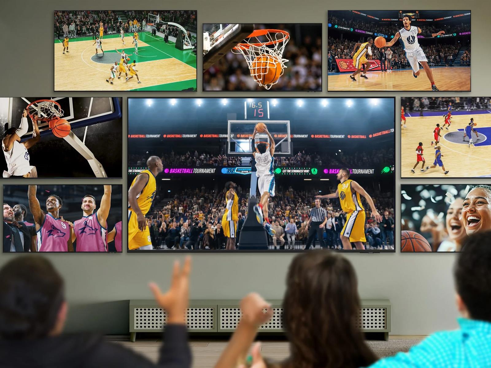 Samsung Shoots Its Shot With A Wild 8-TV Bundle For Basketball Diehards