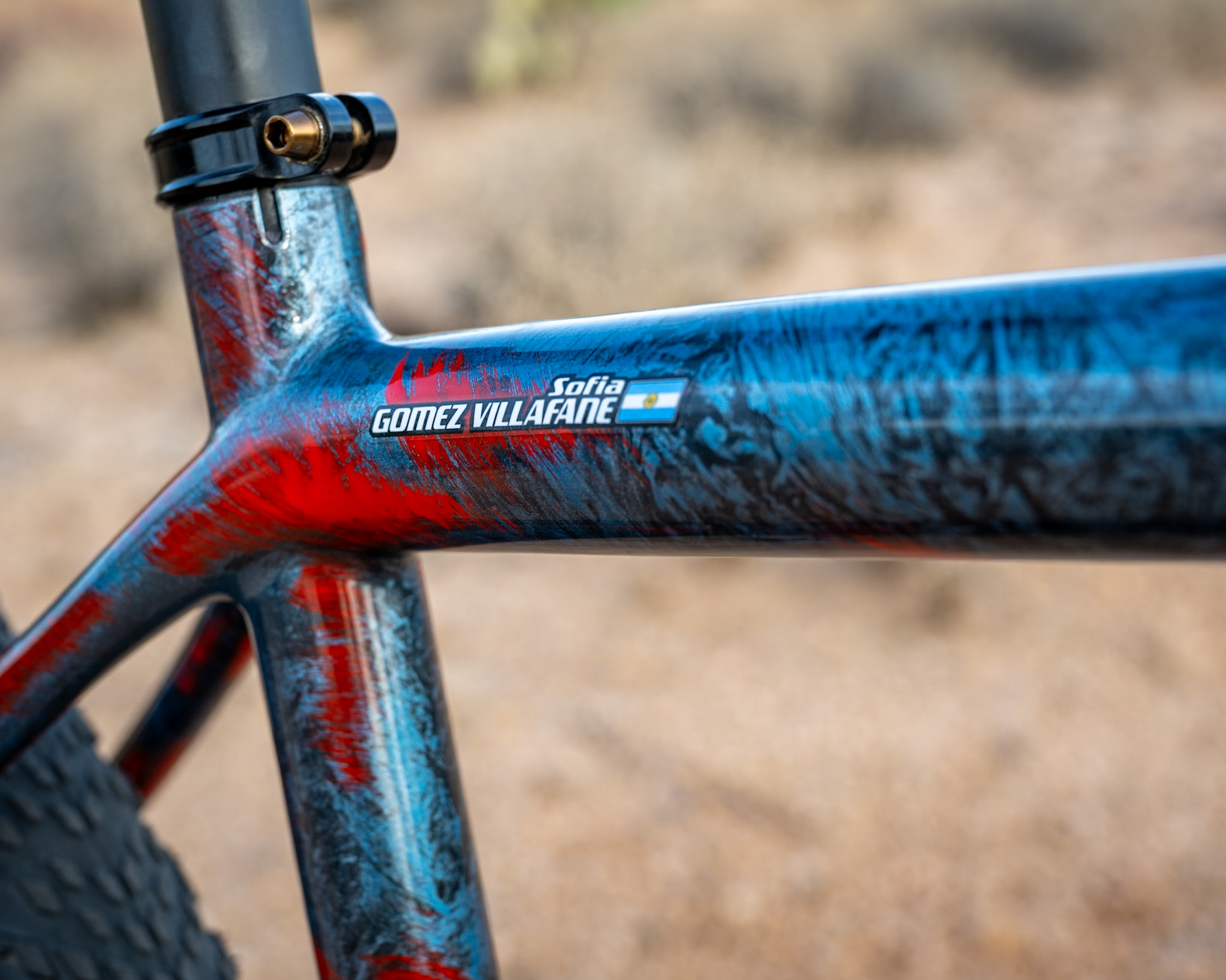 Sofía Gómez Villafañe's Specialized Crux with new Specialized Tracer gravel tyre