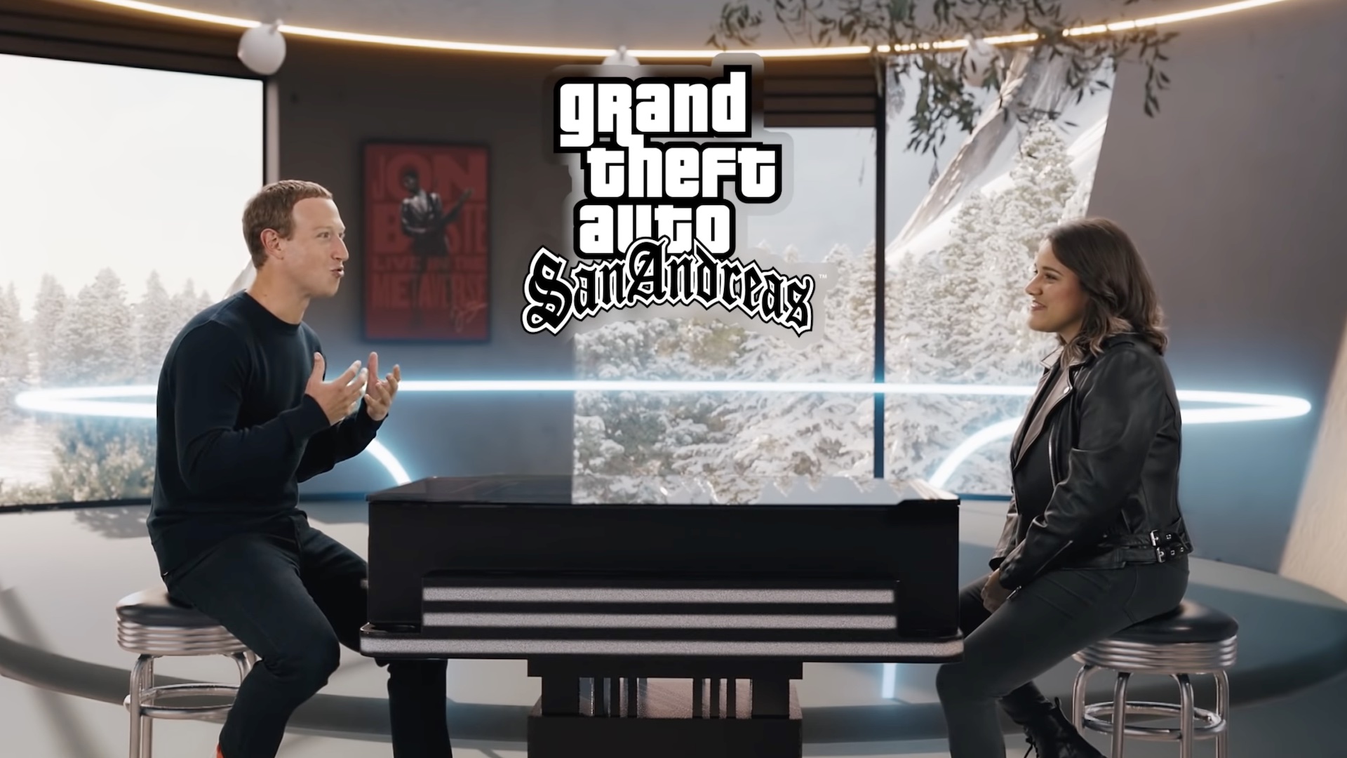 Mark Zuckerberg announces GTA San Andreas for Quest at Meta Connect 2021.