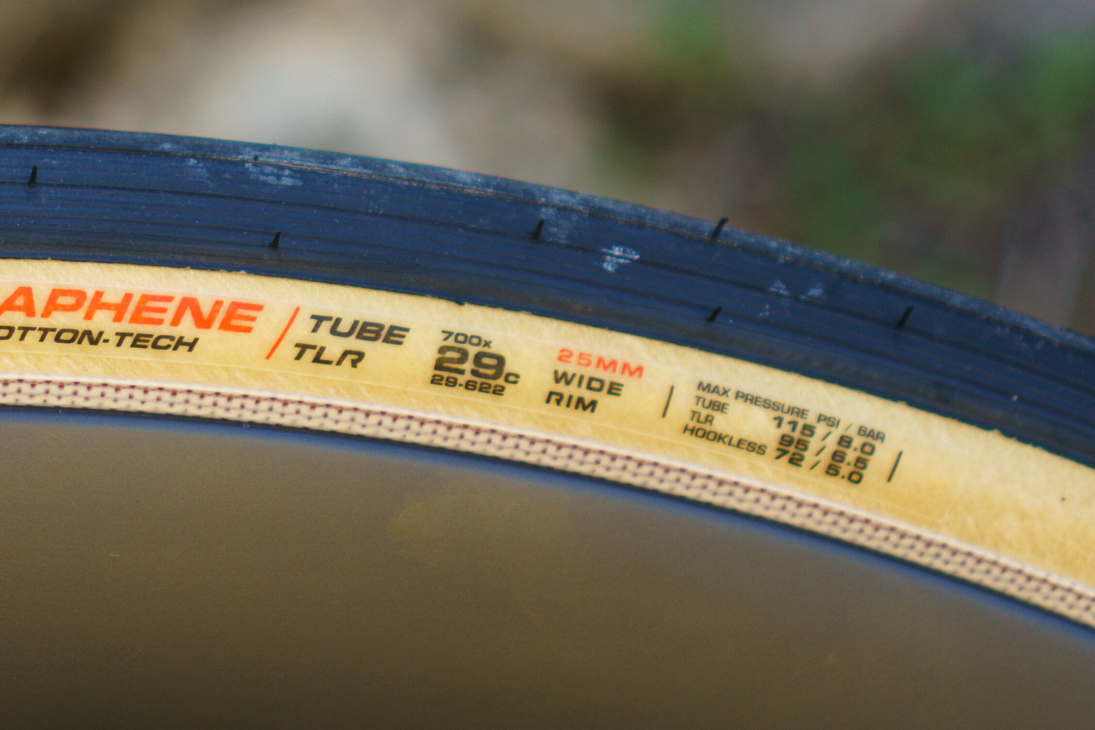 29c Vittoria Corsa Pro TLR tyre on Jonas Vingegaard's Cervelo R5 for the 2024 Tour de France