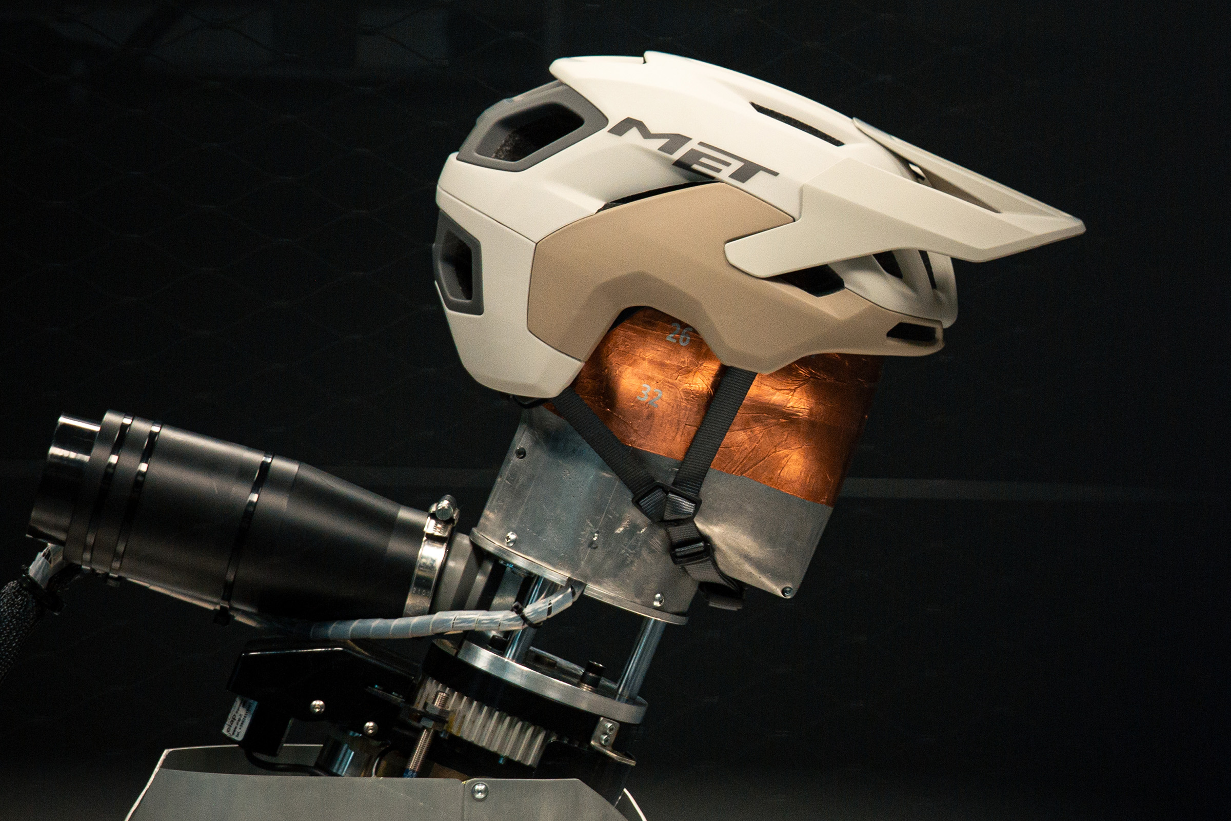 MET Revo open face mountain bike helmet