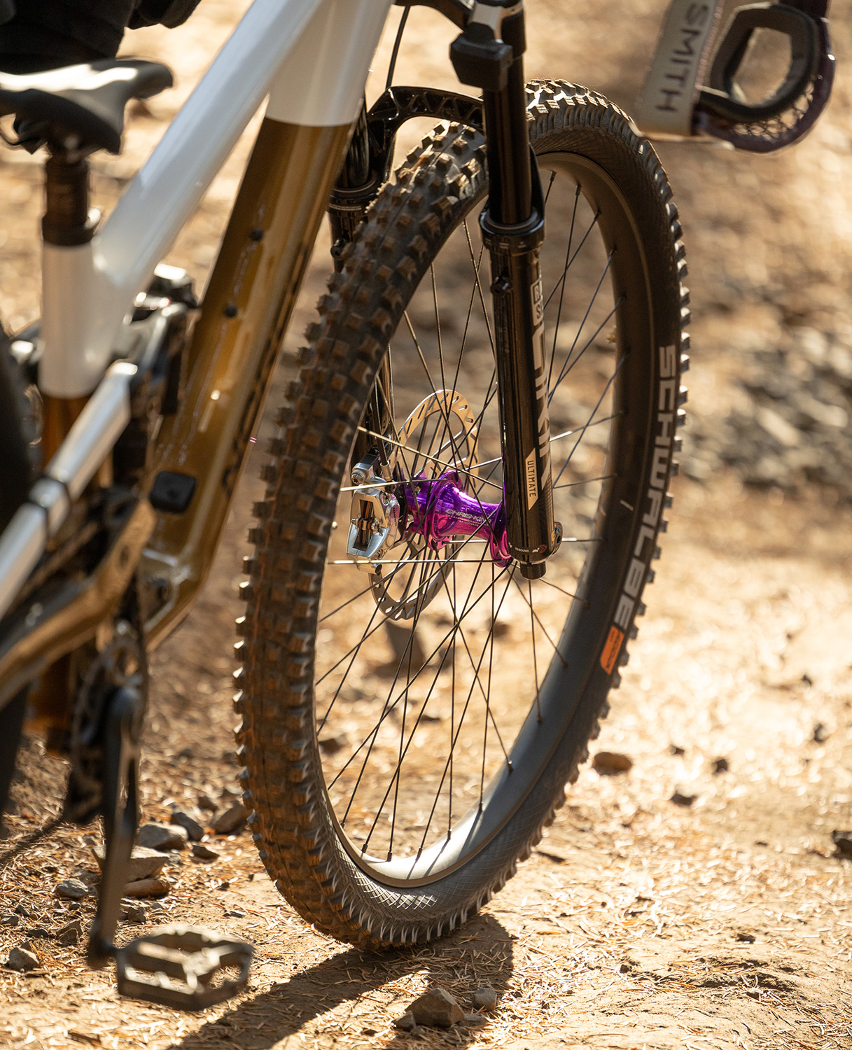 Chris King MTN30 AL mountain bike wheel.