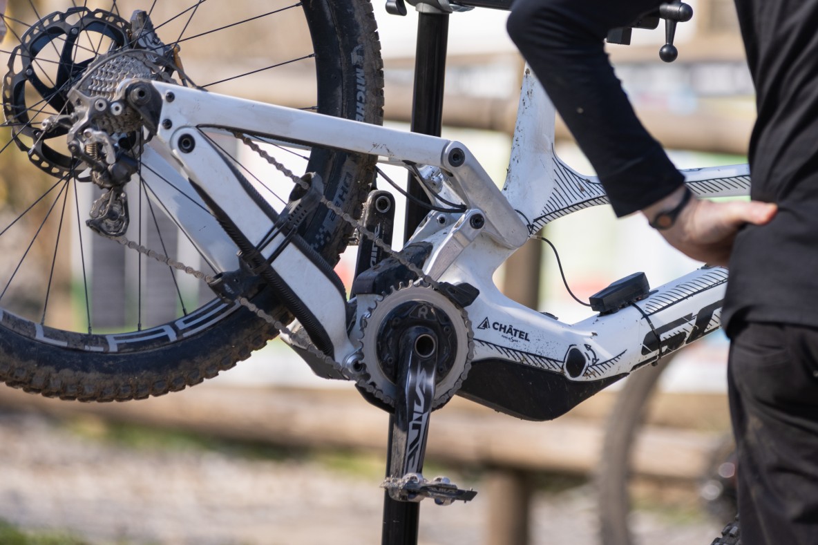 New Scott Gambler spotted at BikePark Wales