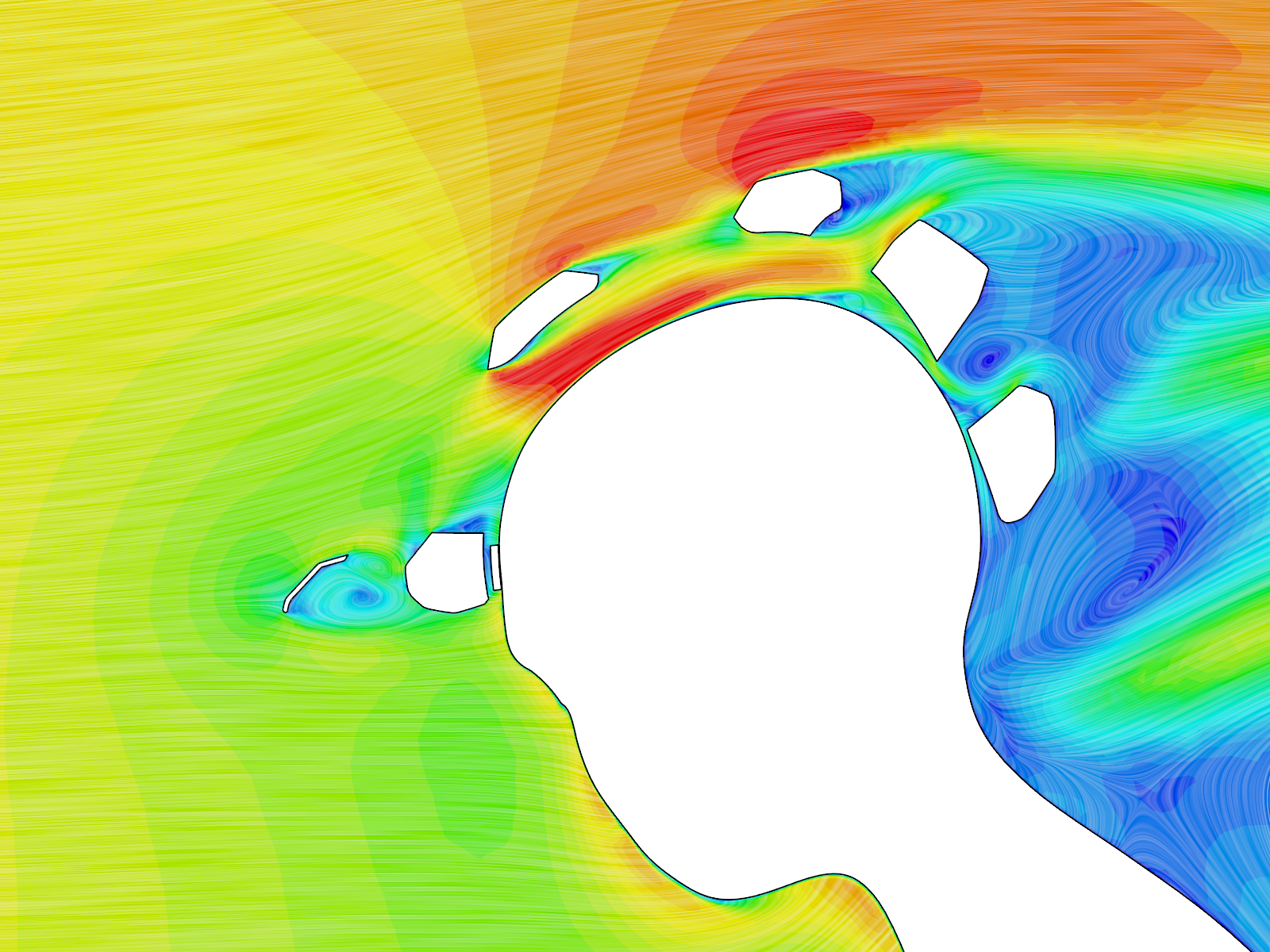 CFD Modelling for airflow with Poc Cularis helmet