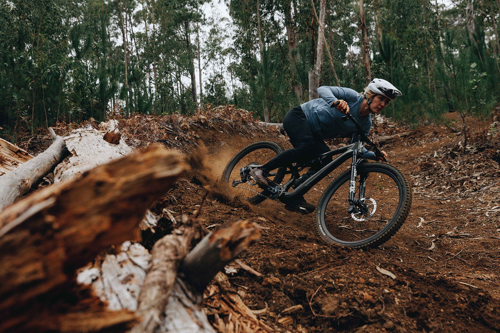 The Butcher MTB tyre from Specialized in action
