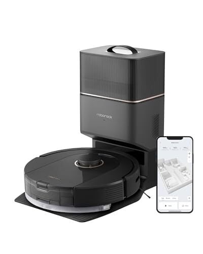 Roborock Q5 Pro+ Self-Emptying Robot Vacuum and Mop (Black)