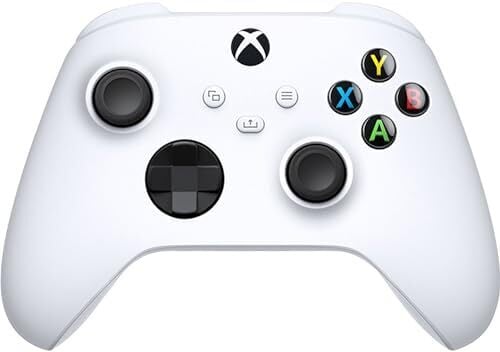 Xbox Core Wireless Gaming Controller – Robot White– Xbox Series X|S, Xbox One, Windows PC, Android, and iOS
