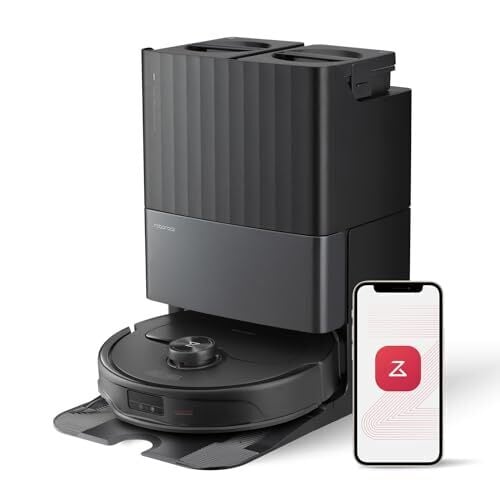 roborock Qrevo Master Robot Vacuum and Mop, 10000Pa Suction, FlexiArm Design Side Brush & Mop, Auto Mop Washing & Drying, Self-Emptying & Refilling, Dock Self-Cleaning, Dual Brush, Obstacle Avoidance