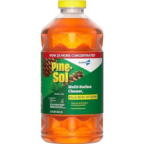 Pine-Sol Multi-Surface Cleaner, CloroxPro, 2X Concentrated Formula, Original Pine, 80 Fl Oz
