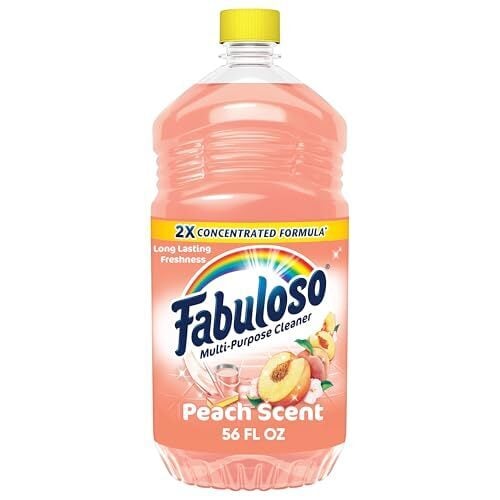 Fabuloso Multi-Purpose Cleaner, 2X Concentrated Formula, Floor Cleaner, Peach Scent, 56 fl oz