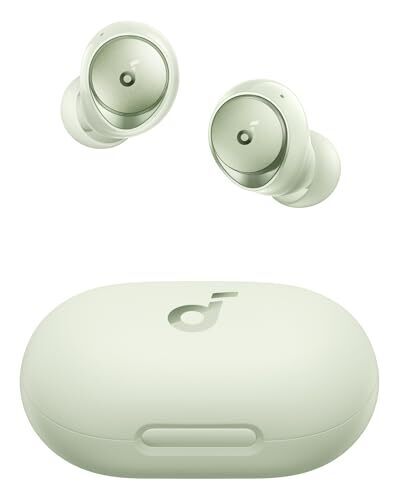 Soundcore by Anker Space A40 Auto-Adjustable Active Noise Cancelling Wireless Earbuds, Reduce Noise by Up to 98%, 50H Playtime, Hi-Res Sound, Comfortable Fit, App Customization, Wireless Charge