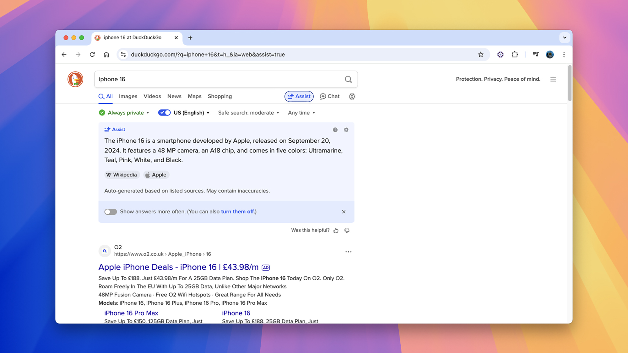 DuckDuckGo AI