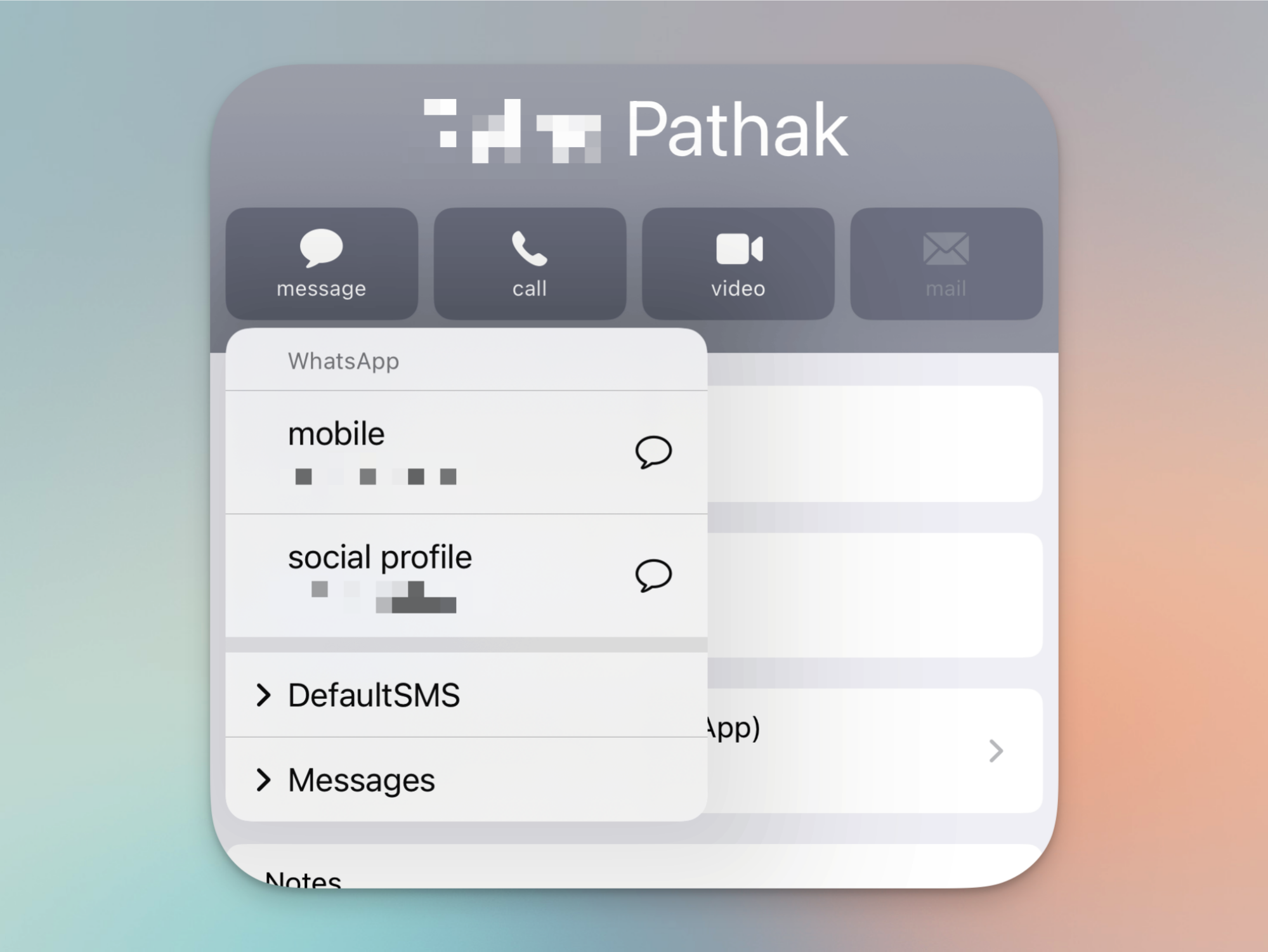 WhatsApp as default phone app.