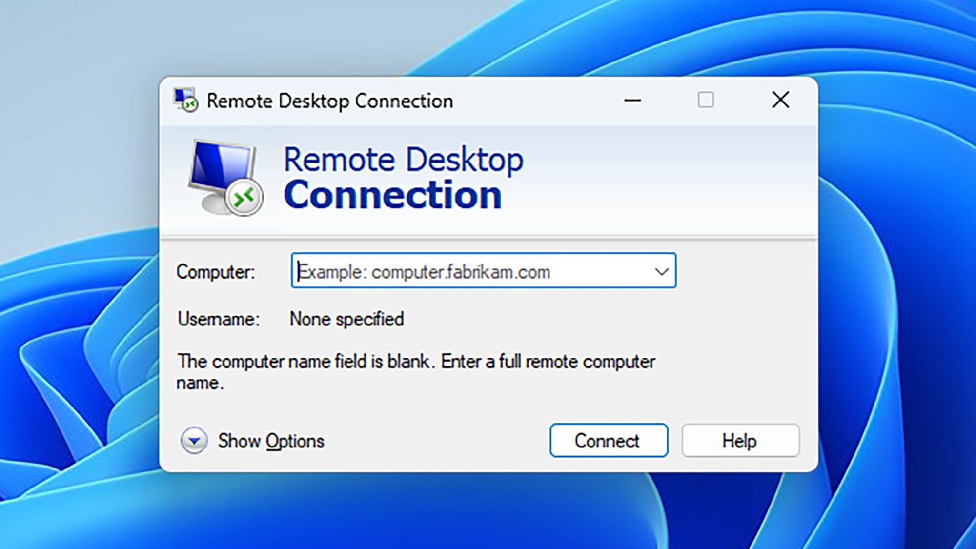 Remote Desktop Connection
