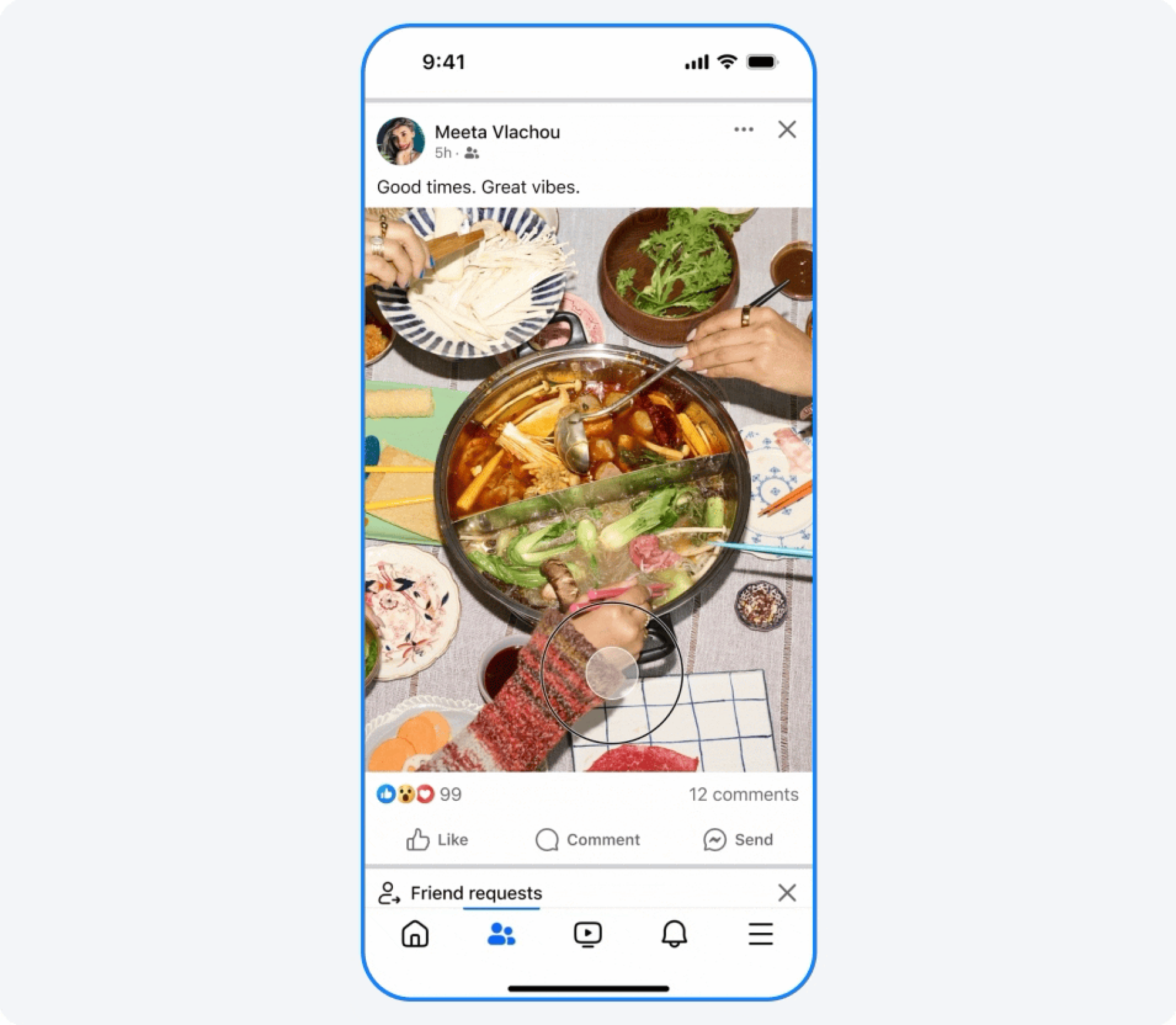 Friends tab facebook