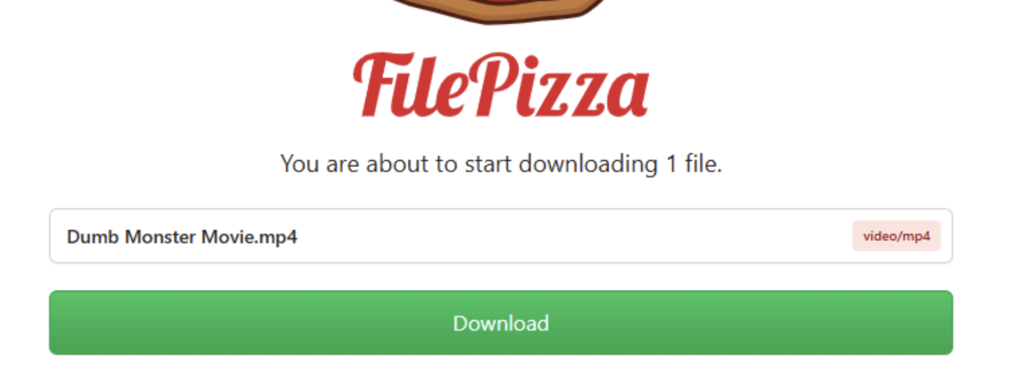 The download button, as seen by the person you're sending the file to.