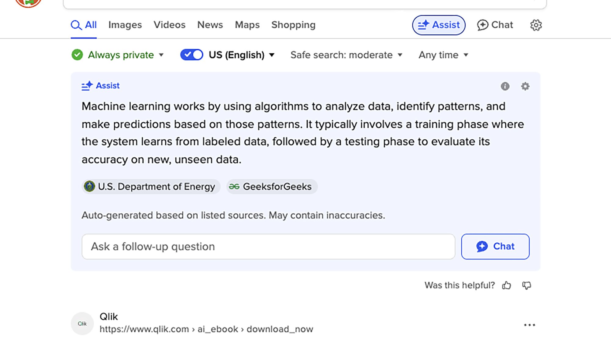 DuckDuckGo AI