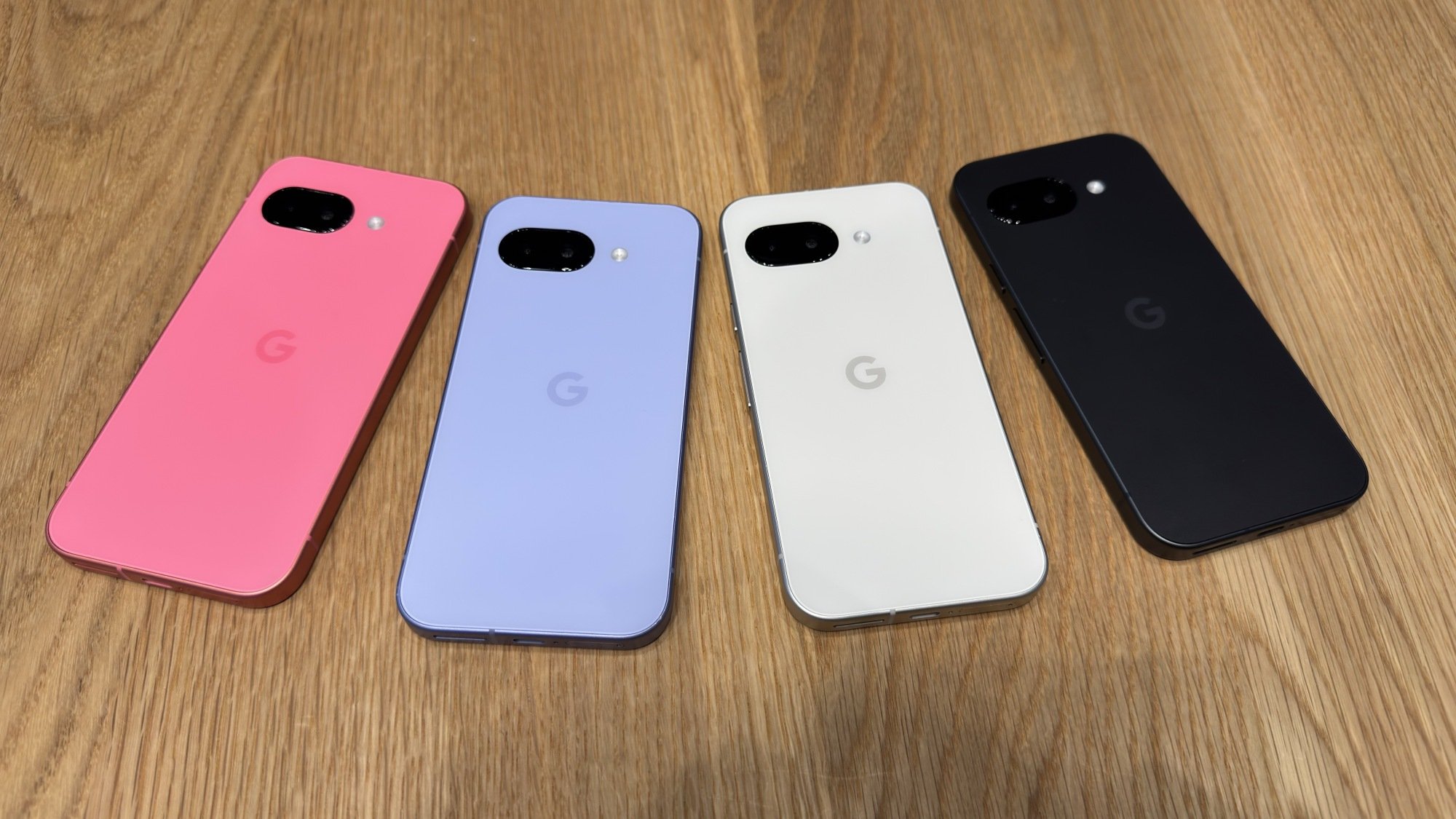 Pixel 9a in various colors