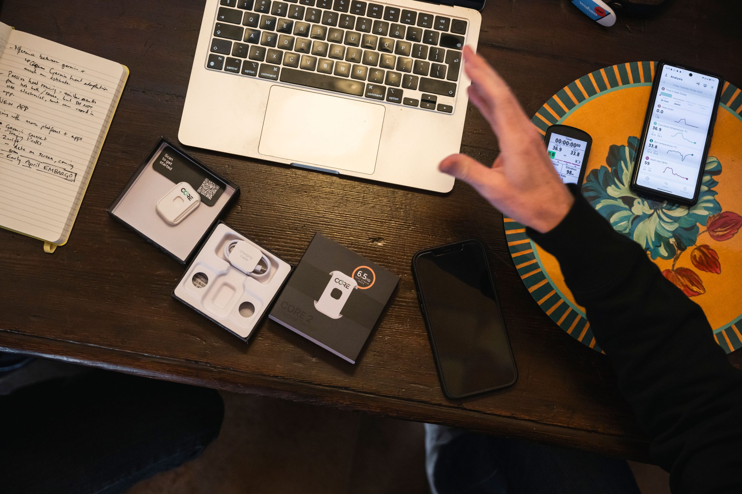 Core 2 thermal sensor demonstration