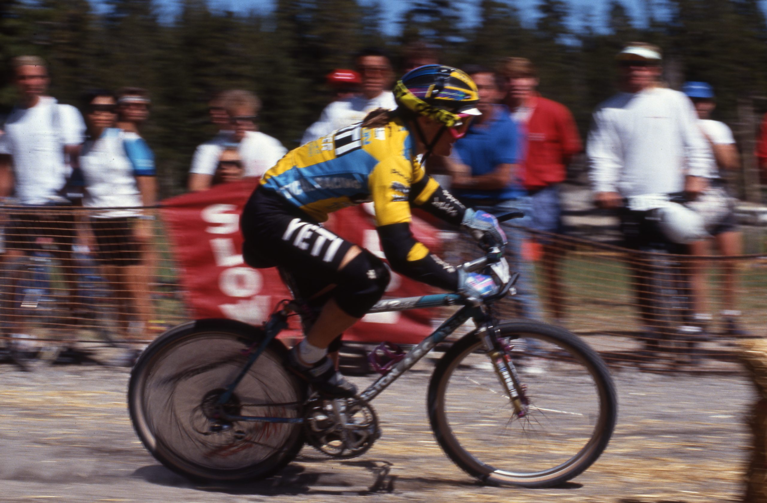 Yeti DH rider 1990's