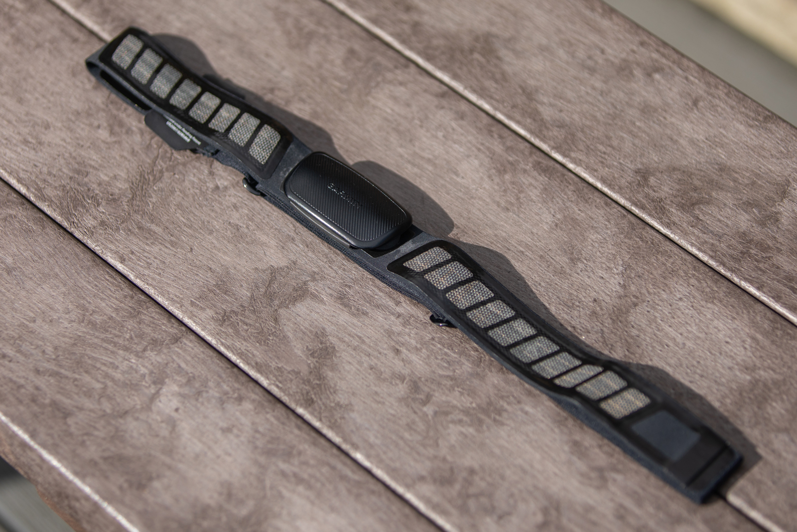 Garmin HRM-Dual heart rate monitor.