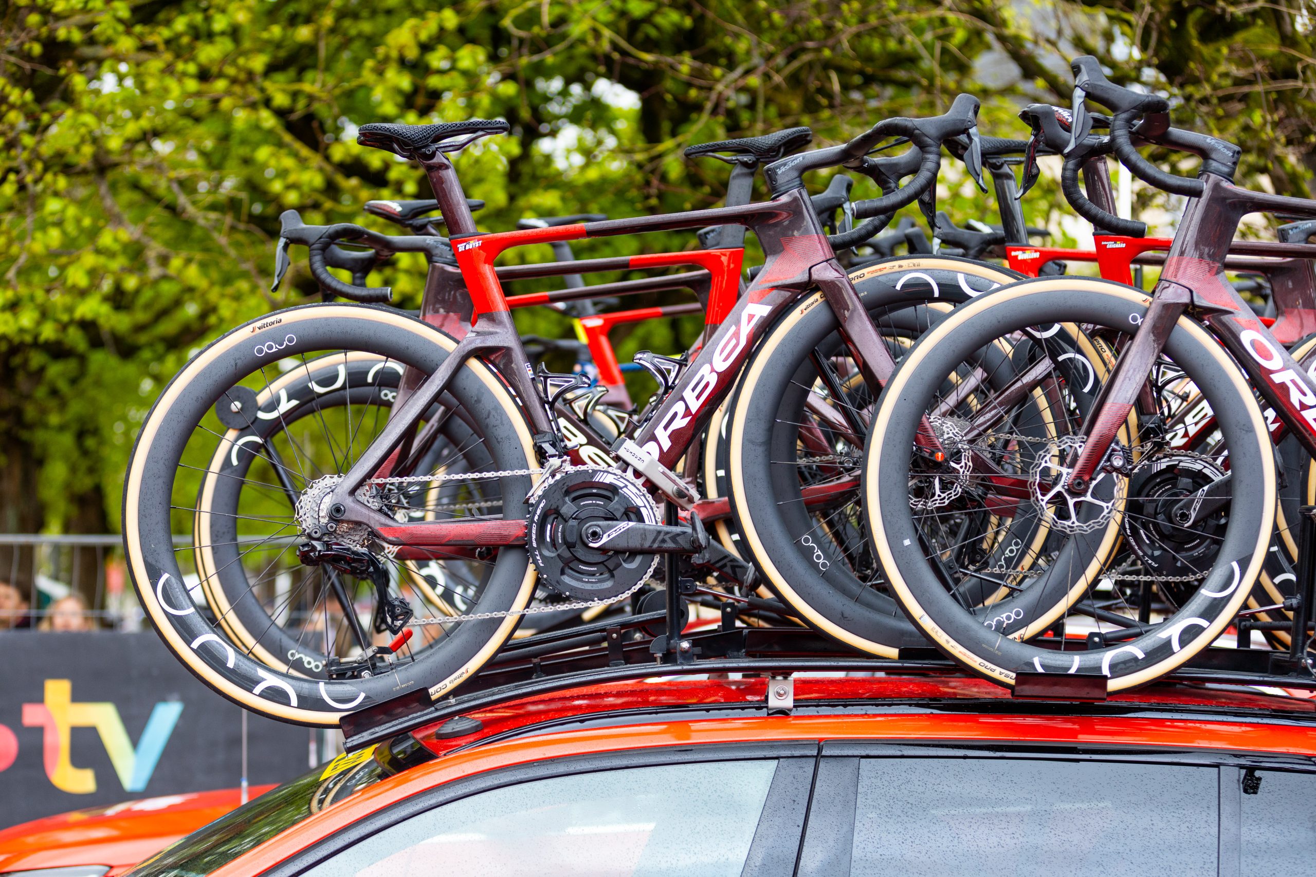Oquo prototype wheels at Paris-Roubaix