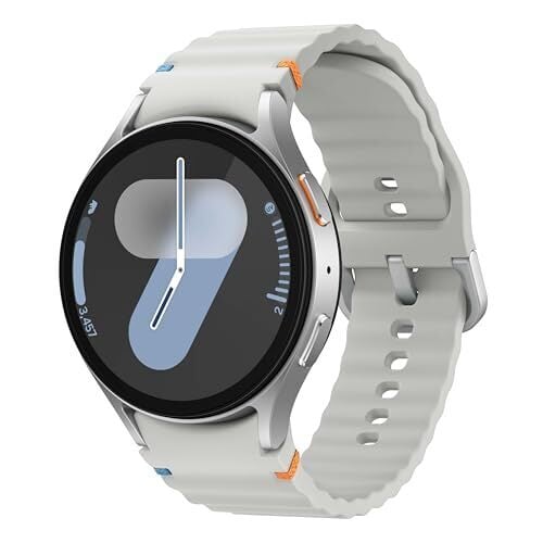 Samsung Galaxy Watch 7 44mm LTE AI Smartwatch w/Energy Score, Wellness Tips, Heart Rate Tracking, Sleep Monitor, Fitness Tracker, 2024, Silver [US Version, 1Yr Manufacturer Warranty]