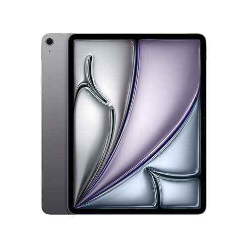 Apple iPad Air 13-inch with M3 chip Built for Apple Intelligence, Liquid Retina Display, 128GB, 12MP Front/Back Camera, Wi-Fi 6E, Touch ID, All-Day Battery Life — Space Gray