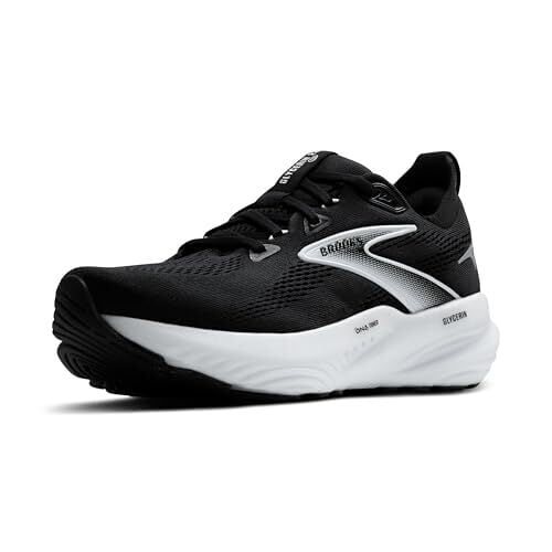 Brooks Women’s Glycerin 22 Neutral Running Shoe - Black/Grey/White - 6 Medium