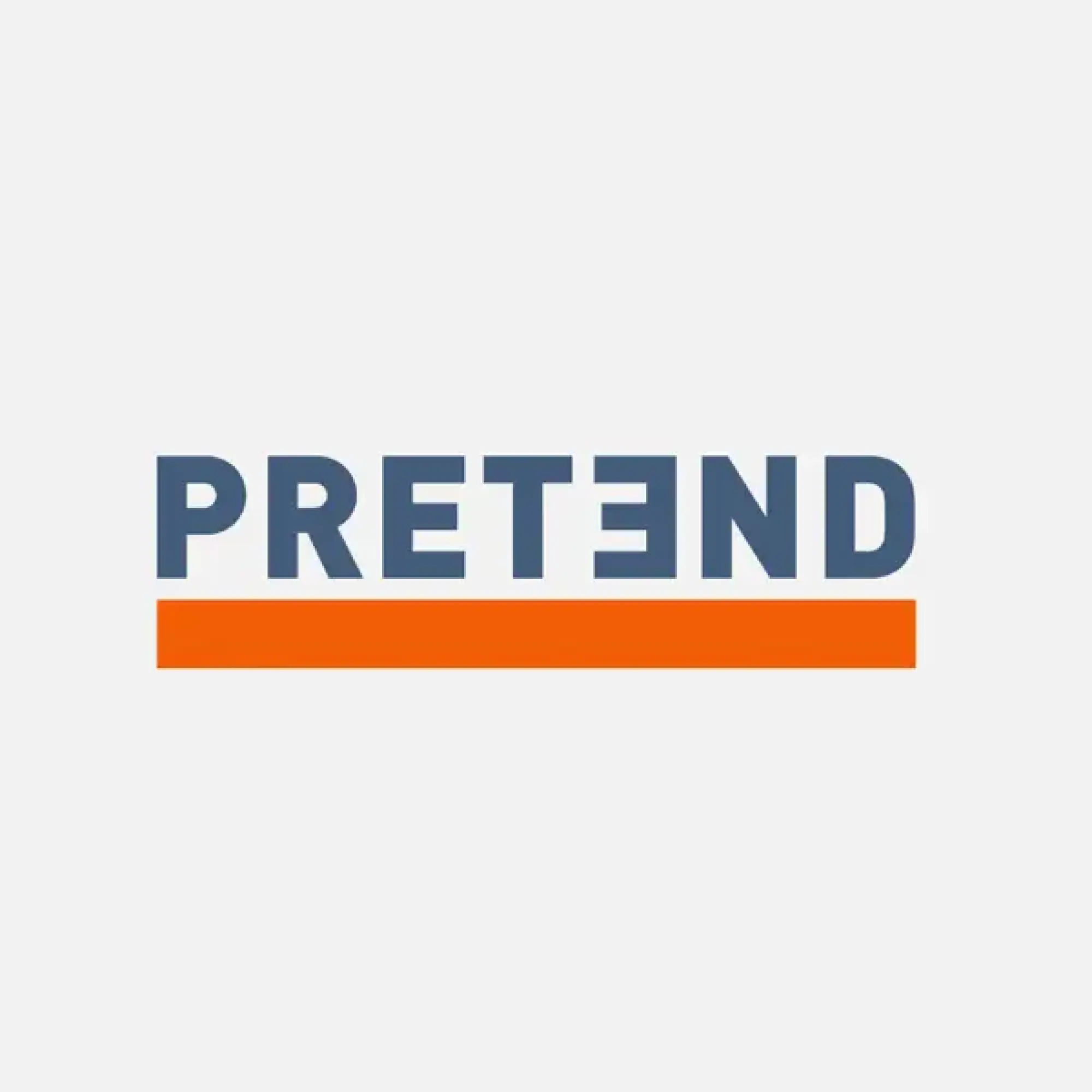 'Pretend' podcast art