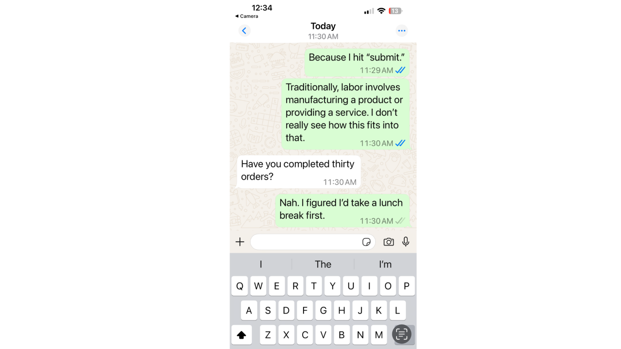 Scam Job Text