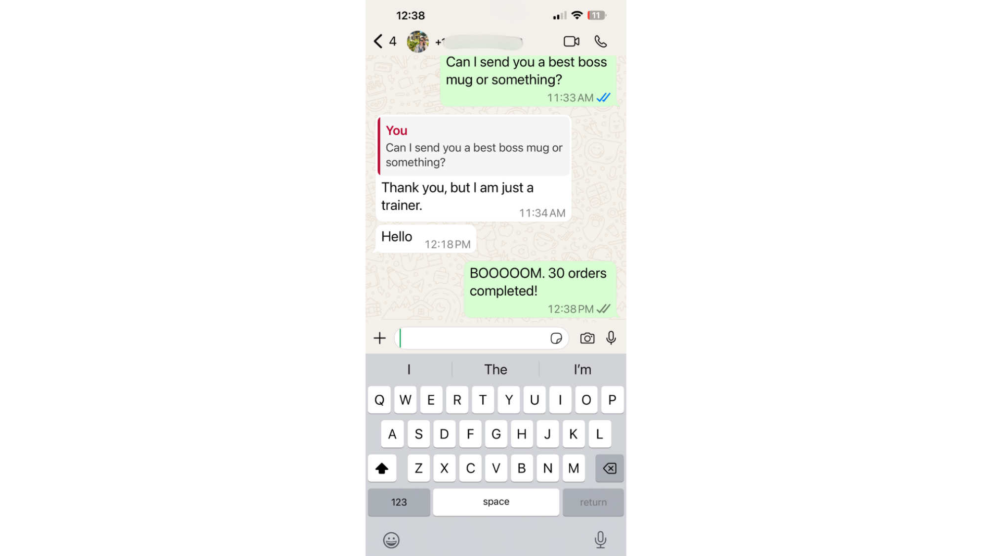 Scam Job Text