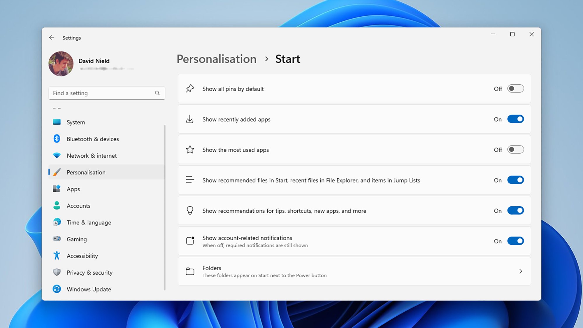 Windows 11 Settings