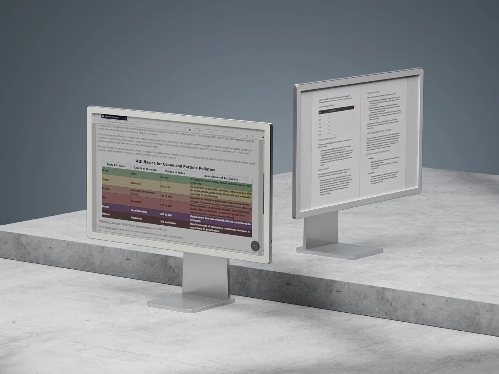 Boox's E-Ink Color Monitor Eases Eye Fatigue But Puts A Hurt On Your Wallet